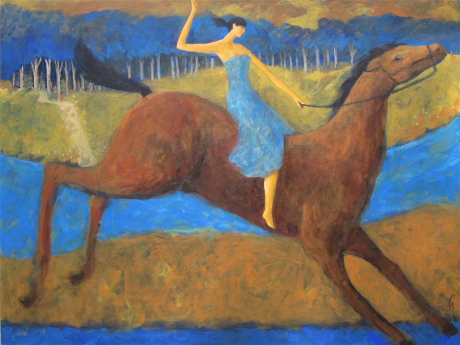 900x675 Bucking Bad Weather Glenn Quist - Horrible Painting