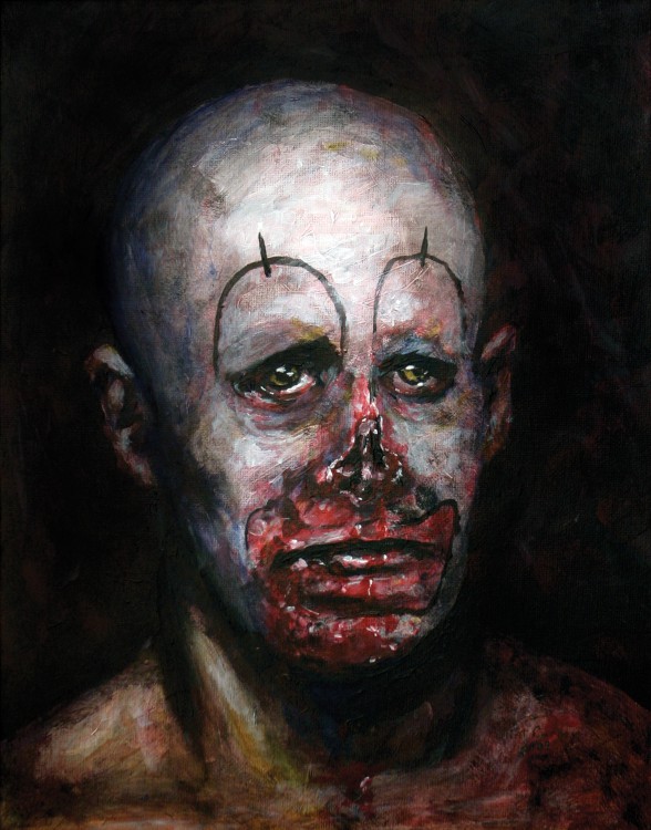 588x750 The Wild Horror Art Of Clint Carney The 13th Floor - Horror Painting