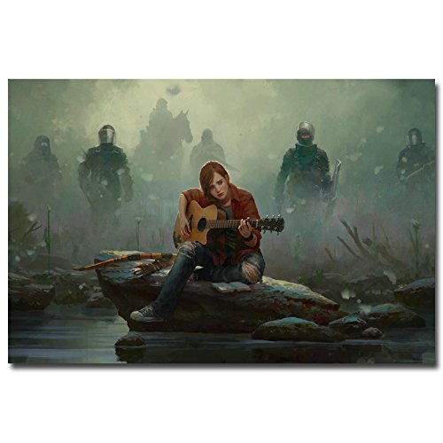 500x500 Lawrence Painting The Last Of Us Canvas Wall Poster - Horror Painting Game