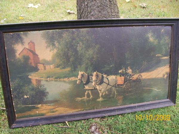 600x449 Paul Detlefsen Horse And Buggy Days Antique Appraisal - Horse And Buggy Days Painting