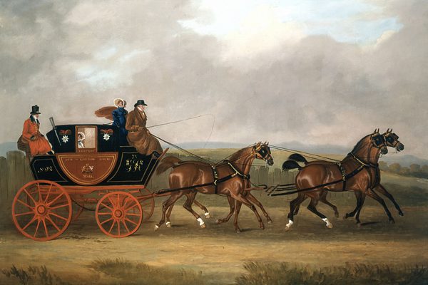 Horse And Buggy Days Painting at PaintingValley.com | Explore ...