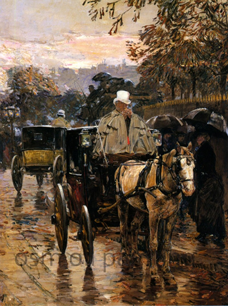 800x1071 Buy Horse Carriage Painting And Get Free Shipping - Horse And Buggy Painting