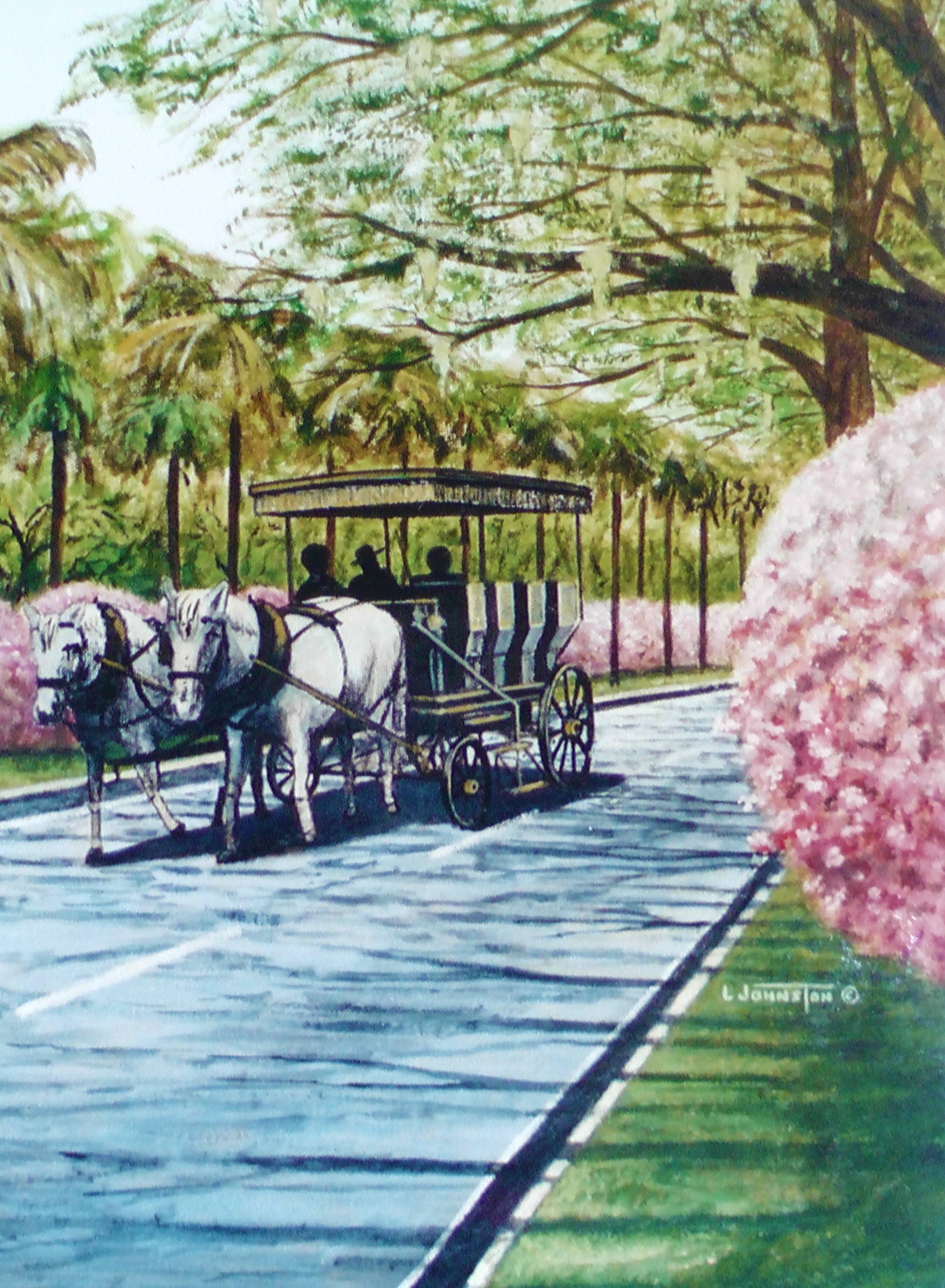 1982x2700 History Of A Painting - Horse And Carriage Painting