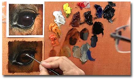 438x260 How To Paint Animal Eyes - Horse Eye Painting