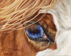 236x188 Artists Painting Reflections In Eyes Horse Eye Close Up - Horse Eye Painting