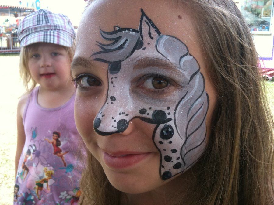 900x675 Horse Face Paint By Halloween - Horse Face Painting