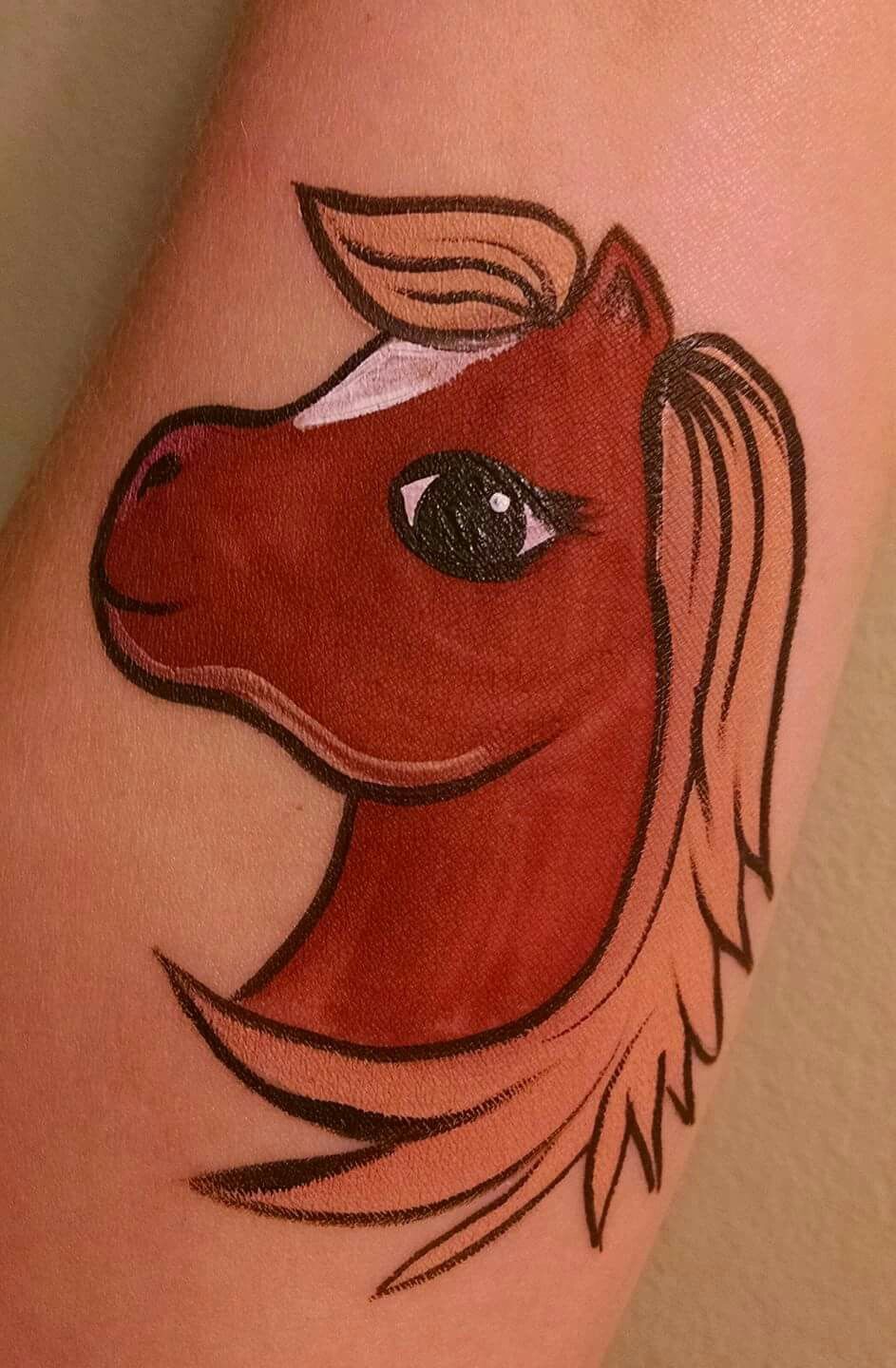 943x1440 Pin By Joy Bross On Face Painting Horse, Face - Horse Face Painting