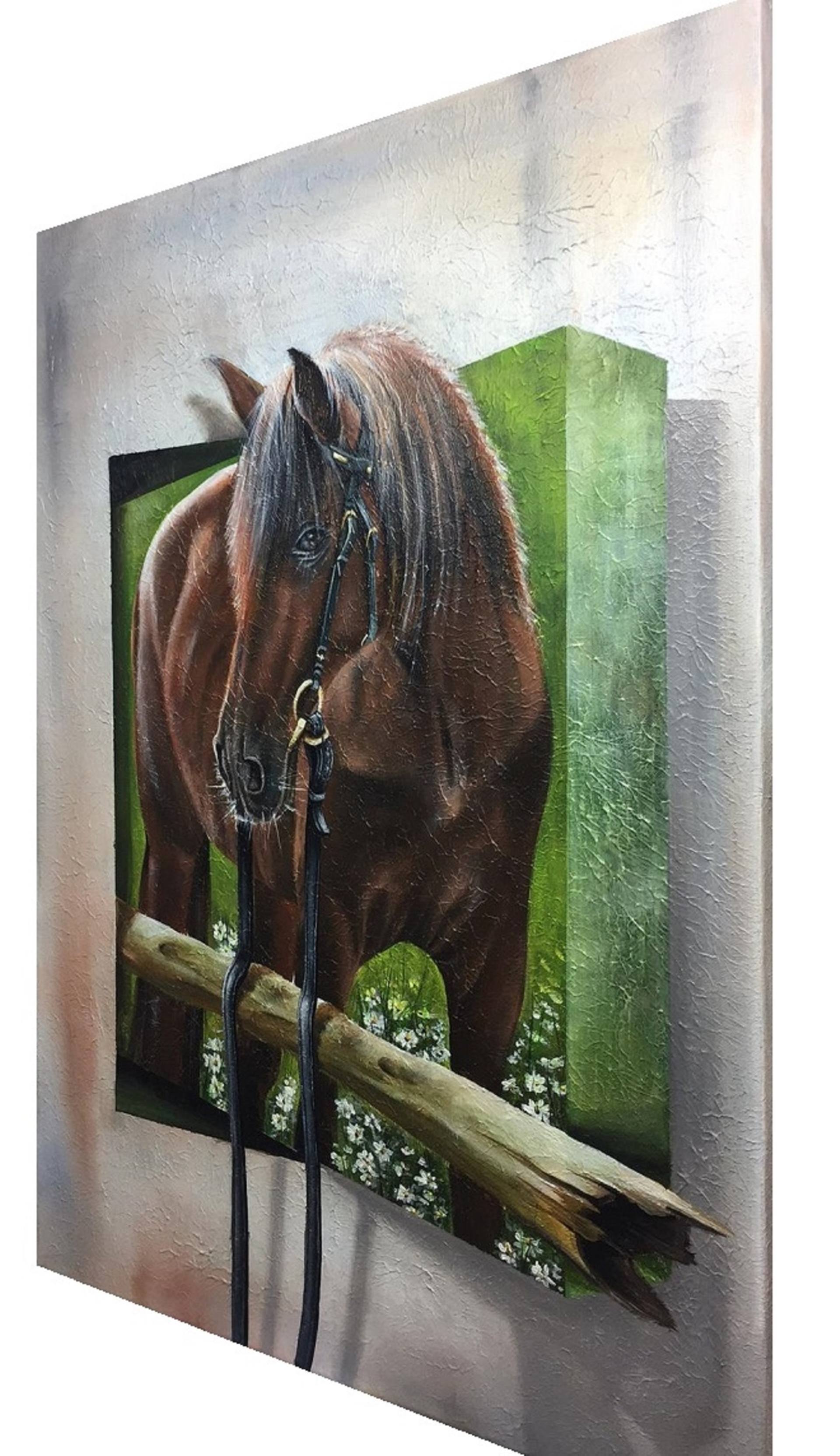 1920x3324 Saatchi Art 3d.horse Painting By Eka Peradze - Horse For Painting
