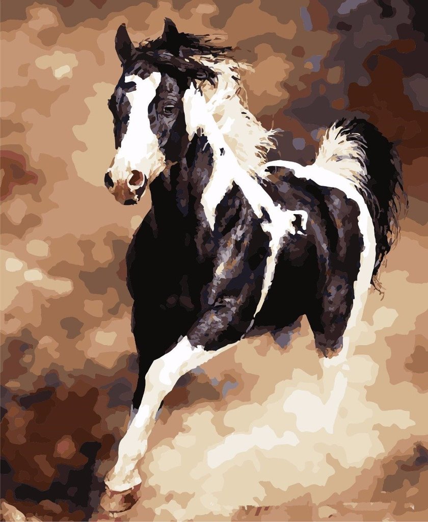 840x1024 Galloping Horse - Horse Galloping Painting