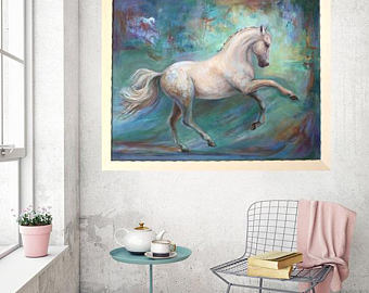 340x270 Horse Oil Painting Etsy - Horse Isle Painting