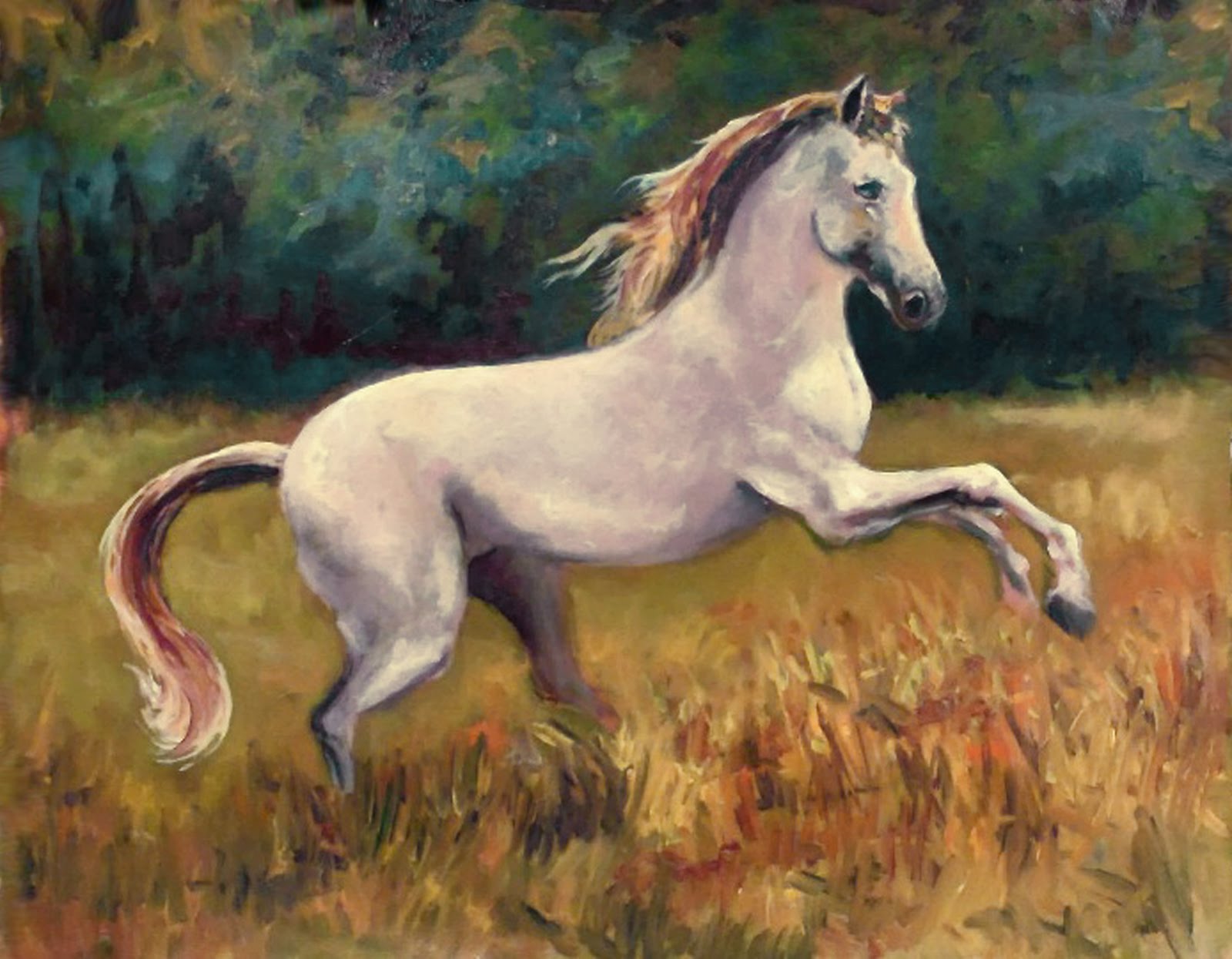 1600x1245 Horse - Horse Oil Painting