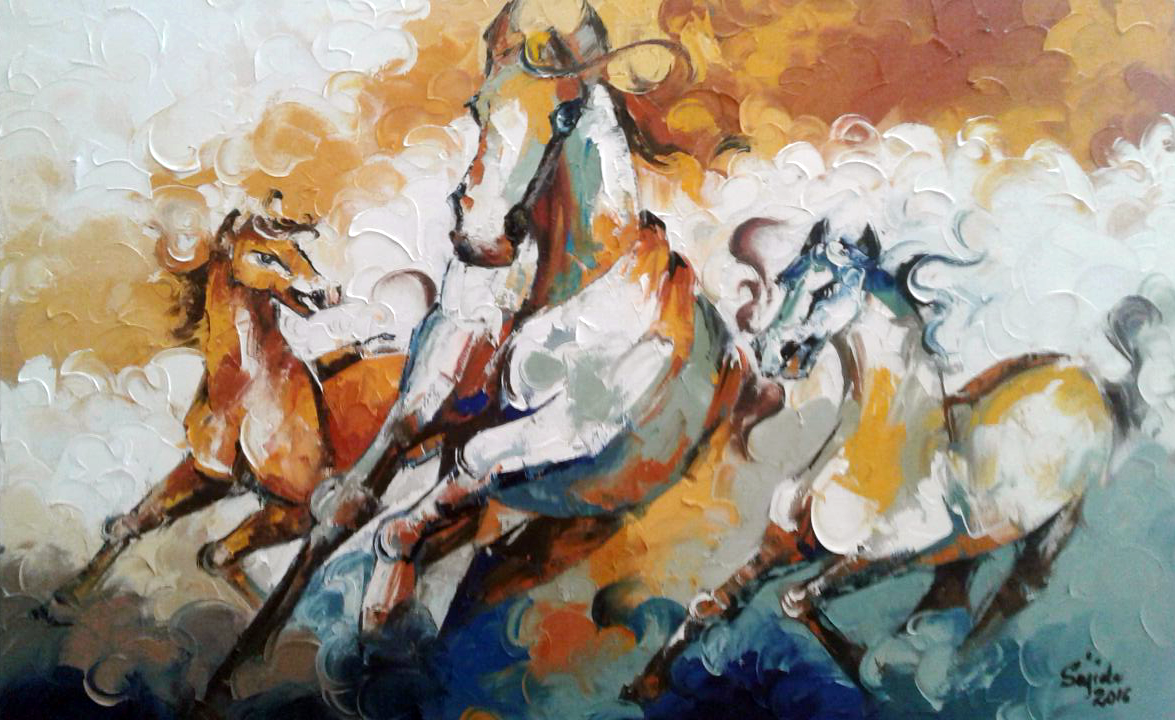 1175x720 Paintings Islamabad Pakistan 2017 - Horse Painting Artists