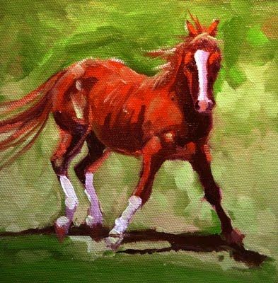 393x400 Easy Move - Horse Painting Easy