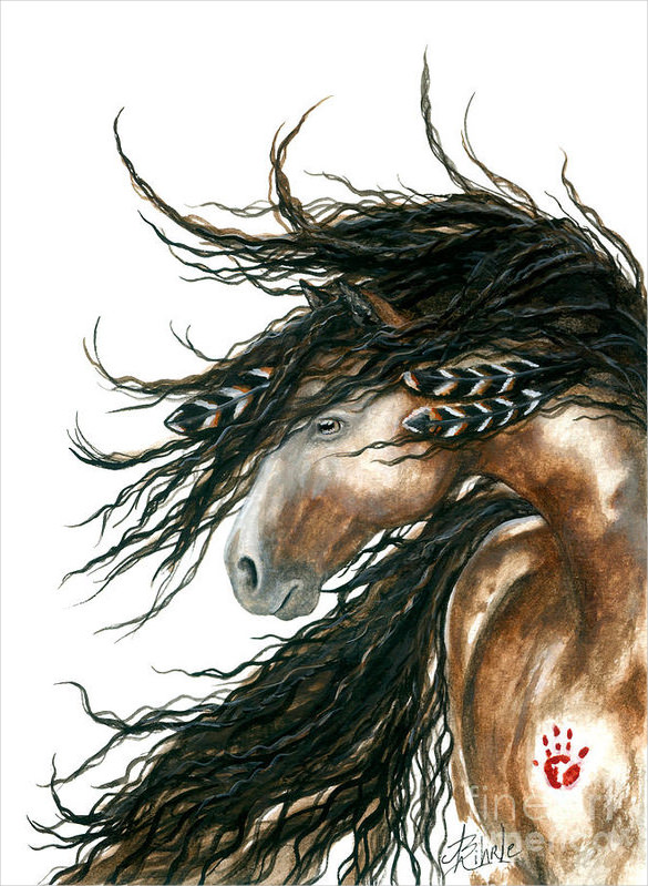 585x799 Exhilarating Hand Paintings Designs Amp Ideas Free Amp Premium - Horse Painting Easy