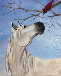 236x291 Easy Canvas Horse Painting - Horse Painting Easy