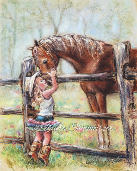 570x713 Etsykids Meet Etsy Seller Art For Kids And Their Grown Ups - Horse Painting For Kids