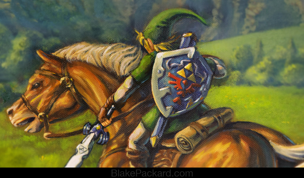 1000x586 Video Game Oil Paintings - Horse Painting Games