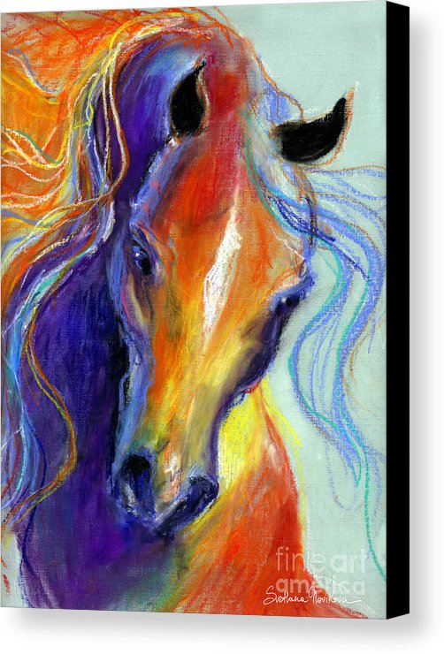 502x740 Stallion Horse Painting Canvas Print Canvas Art By Svetlana Novikova - Horse Painting On Canvas