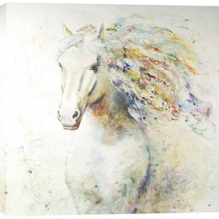 310x310 Colorful Horse Painting Wayfair - Horse Painting On Canvas