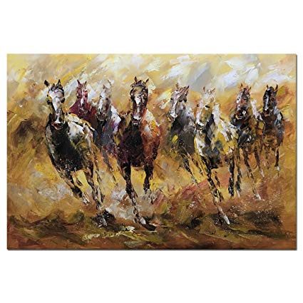 Horse Painting On Wood