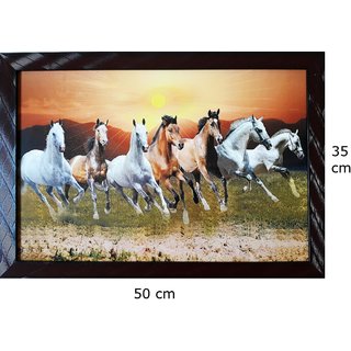 320x320 Buy Seven Horse Painting With Frame Online - Horse Painting Online