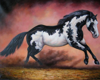 350x280 Custom Portrait Painting, Photo To Painting, Wholesale Portrait - Horse Painting Online