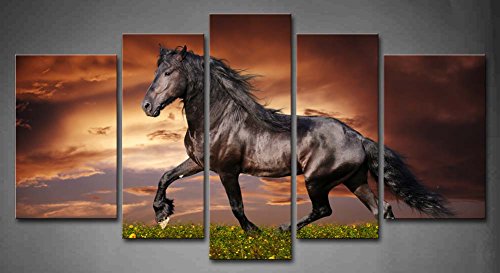 500x273 Wall Art Horse - Horse Panel Painting