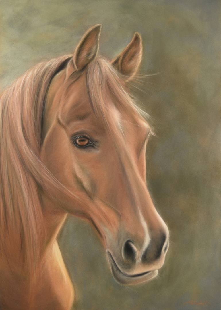 770x1079 Saatchi Art Patience - Horse Portrait Painting