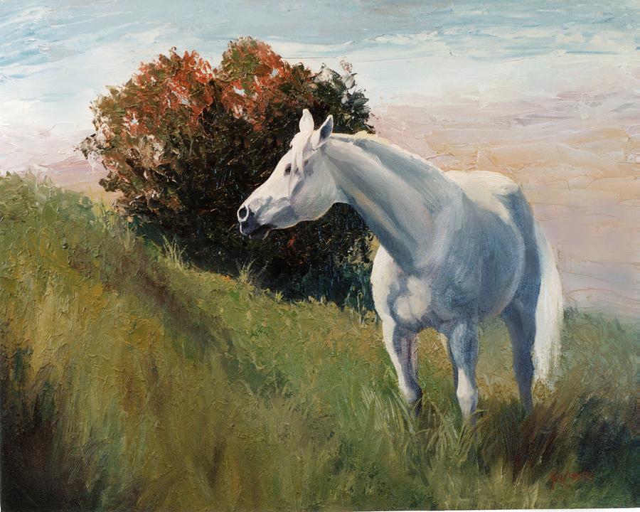 900x720 Suzie Arabian Horse Portrait Painting Painting By Kim Corpany - Horse Portrait Painting
