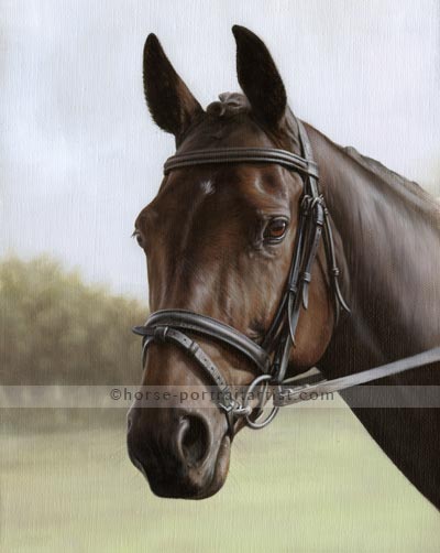 400x502 Horse Oil Portraits Gallery By Nicholas Beall - Horse Portrait Painting