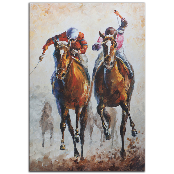 600x600 Shop Leonid Afremov - Horse Racing Painting