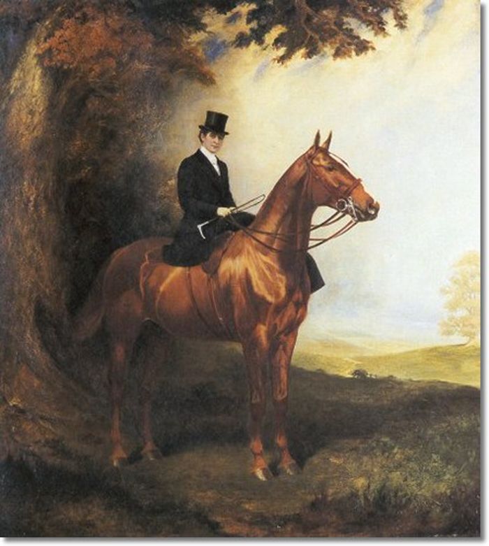 Horse Riding Painting