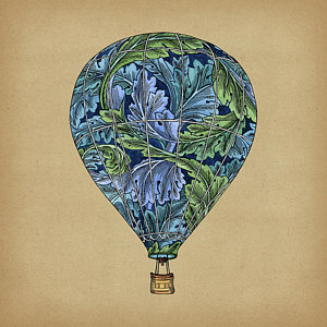 300x300 Hot Air Balloon Paintings Pixels - Hot Air Balloon Painting