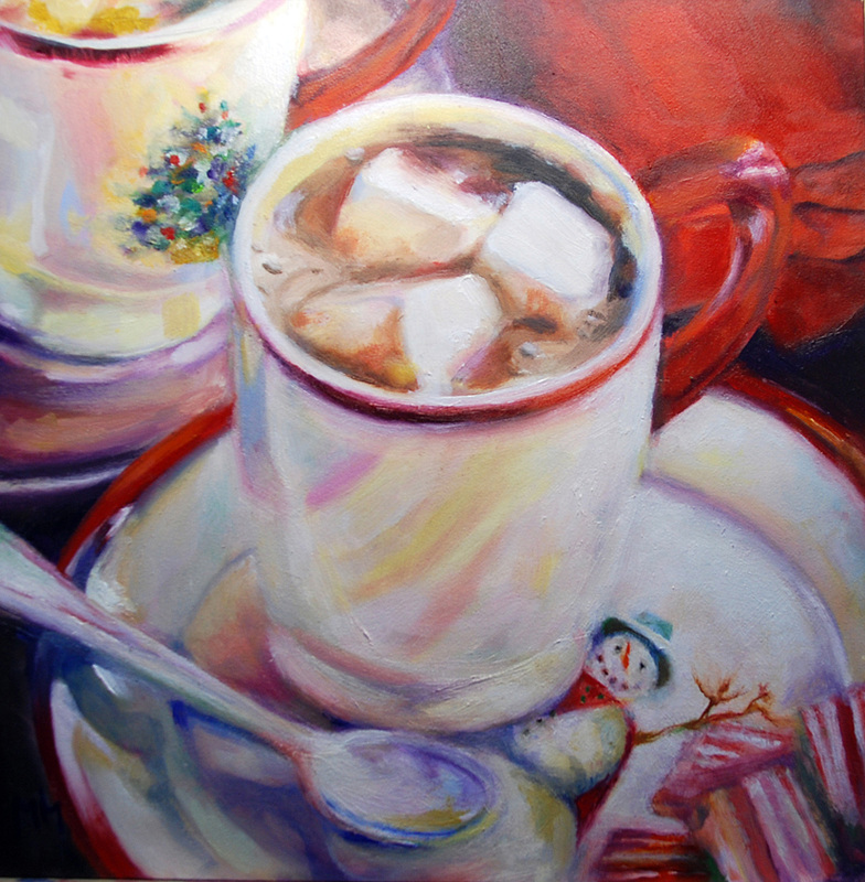 784x800 Paintings Amp Drawings - Hot Chocolate Painting
