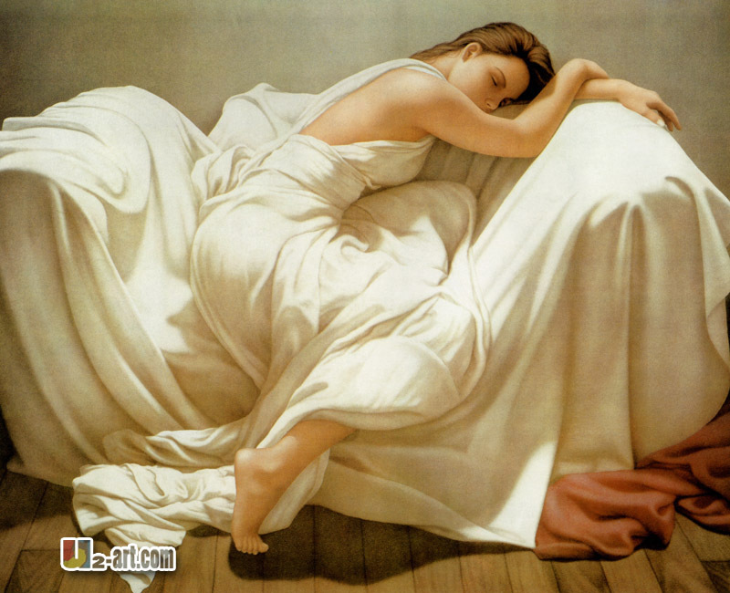 800x650 Sleepping Girl Oil Painting Beautiful Lady Prints Canvas Hot Sell - Hot Girl Painting