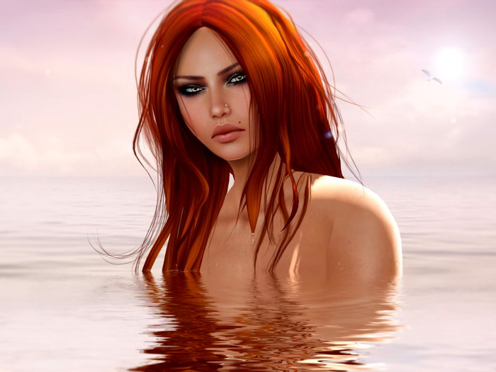 700x525 Hot Redhead Girl Painting Art Wall Print Poster Au Ebay - Hot Girl Painting