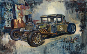 300x185 Original Ww2 Military Hot Rod 1930's Ford Chevy Packard - Hot Rod Painting