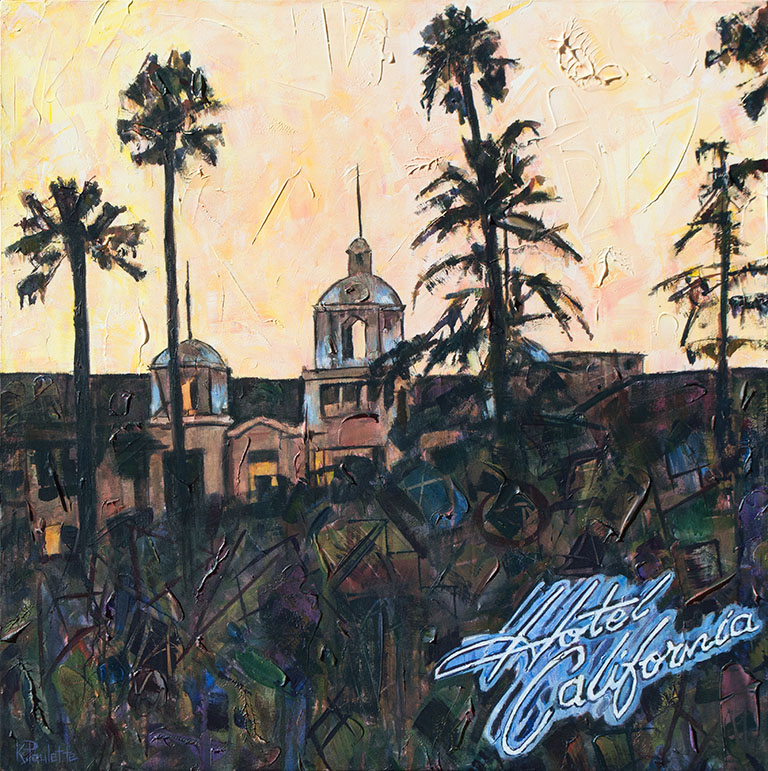 768x771 Hotel California Kent Paulette - Hotel California Painting