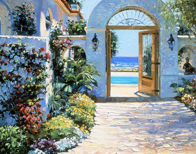 625x490 Hotel California 1995 By Howard Behrens - Hotel California Painting