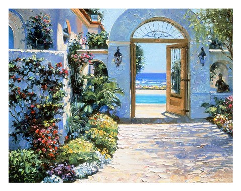 480x380 Hotel California Fine Art Print By Howard Behrens - Hotel California Painting