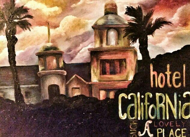 632x455 Hotel California Painting By Melissa Faria - Hotel California Painting