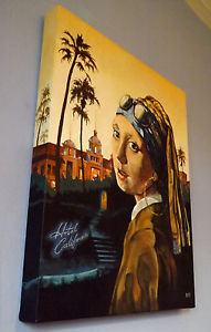 191x300 Don Cameron Original Girl With The Cheap Sunglasses Hotel - Hotel California Painting