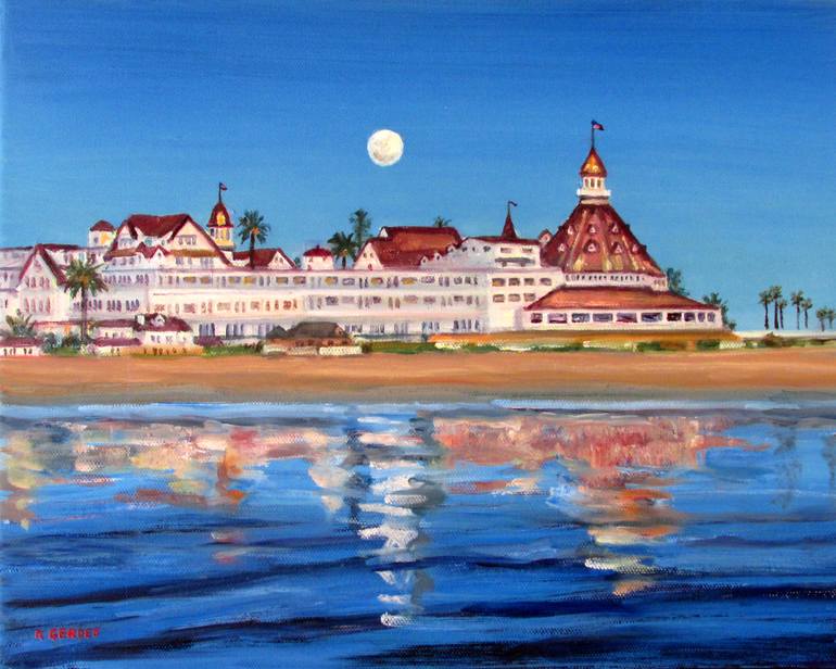 770x616 Saatchi Art Hotel Del Coronado - Hotel Del Coronado Painting