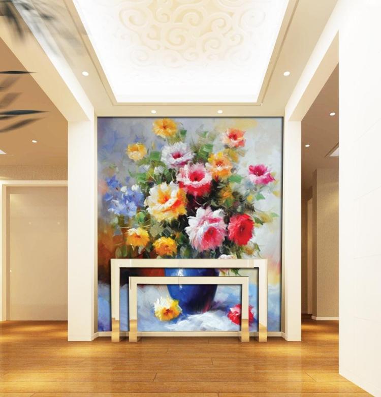 750x781 The El Lobby European Painting Painting Canvas Wall Art Picture - Hotel Lobby Painting
