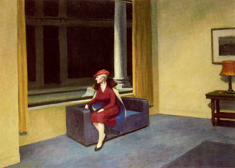 800x574 Hotel Window, 1955 By Edward Hopper - Hotel Painting