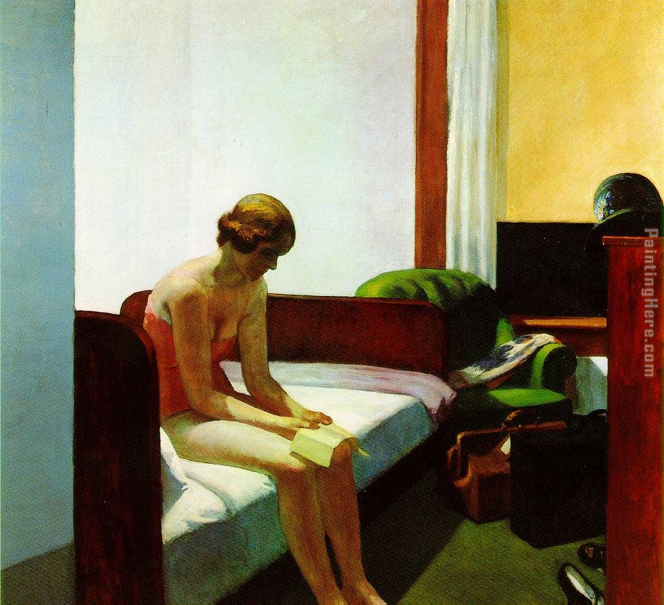 969x883 Edward Hopper Hotel Room Painting Anysize 50% Off - Hotel Room Painting