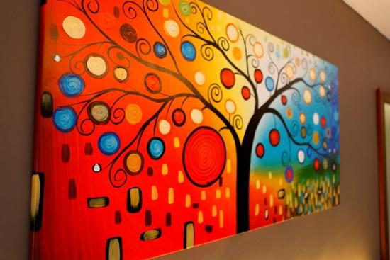 550x367 Guest Room Wall Painting - Hotel Room Painting