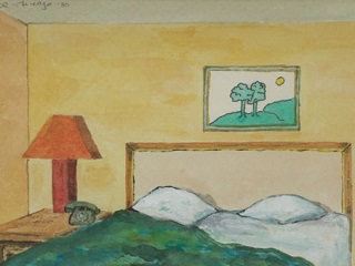 320x240 Morley Safer's Hotel And Motel Room Art Adweek - Hotel Room Painting