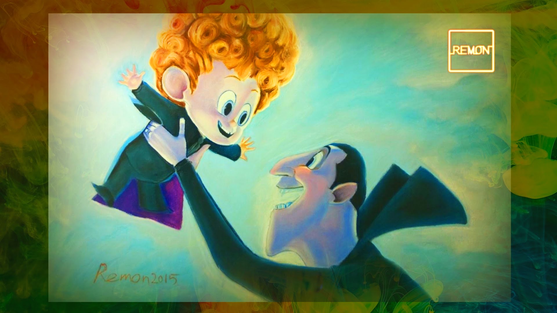 1920x1080 Hotel Transylvania 2 Speed Drawing - Hotel Transylvania Painting