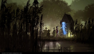 387x225 Hotel Transylvania Art Director Triaureau Sheds Light - Hotel Transylvania Painting